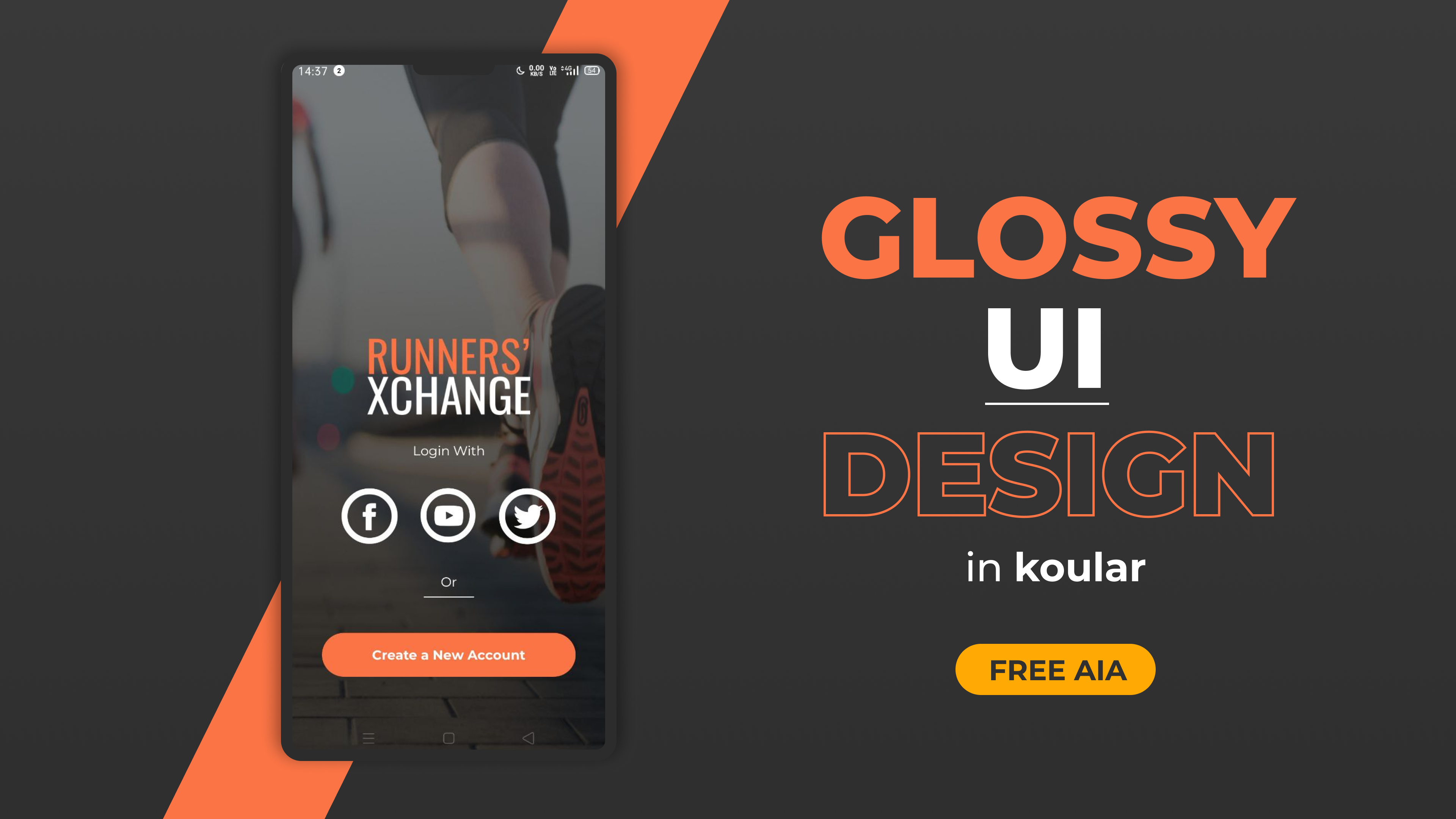 Glossy UI Design Aia Kit