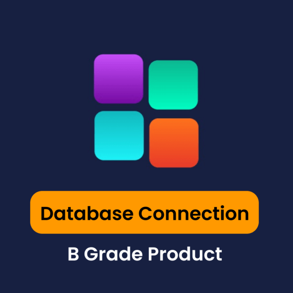 Database Connection: Service For B Grade Product