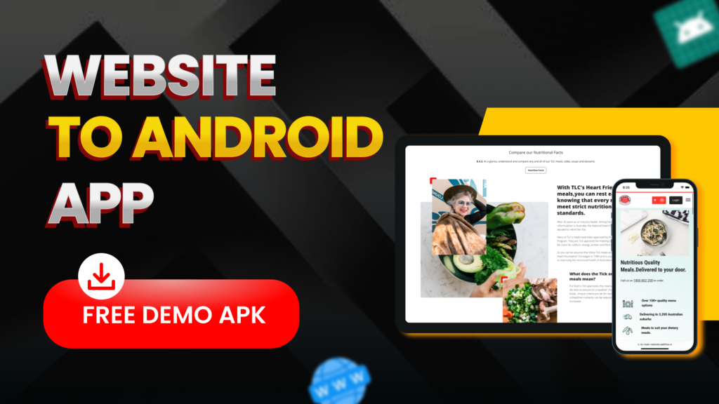 Convert Website into App With Free Demo